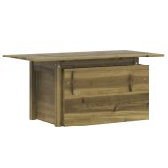 Градинска маса, 100x50x75 см, импрегнирано борово дърво