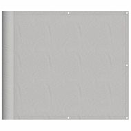 Балконски параван, светлосив, 90x500 см, 100% полиестер оксфорд