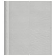 Балконски параван светлосив 120x500 см 100% полиестер оксфорд