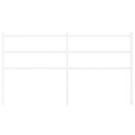 Метална резервна табла за легло, бяла, 160 см