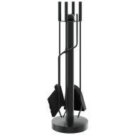 Комплект инструменти за камина, 5 части, 18x56 см, стомана