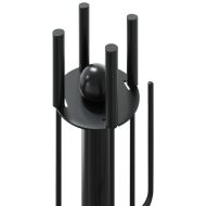 Комплект инструменти за камина, 5 части, 18x56 см, стомана