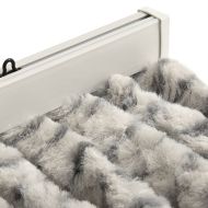 Ресни за врата против мухи, светлосиво и тъмносиво, 56x200 см