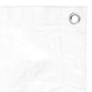 Брезент, 180 г/м², 6x10 м, бял, HDPE
