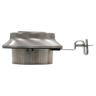 Външни соларни лампи 12 бр LED кръгли 12 см бели