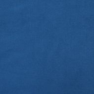 Релаксиращ стол с табуретка, син, кадифе