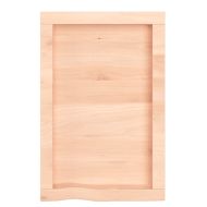 Стенен рафт, 40x60x(2-6) см, необработен масивен дъб