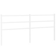 Метална резервна табла за легло, бяла, 180 см