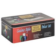 Комплект чипове за покер 200 бр 4 г