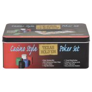 Комплект чипове за покер 200 бр 4 г