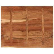 Плот за бюро, 90x80x2,5 см, правоъгълен, акация масив, жив ръб