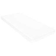 Разтегателно дневно легло 2x(90x200) см бяло борово дърво масив