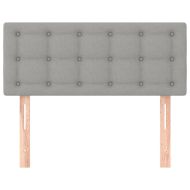 Горна табла за легло, светлосива, 100x5x78/88 см, плат