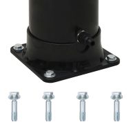 Соларен душ, черен, 214 см, 20 л