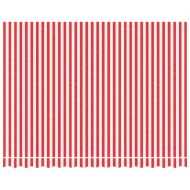 Резервно платнище за тенти, червено-бели ленти, 3,5x2,5 м