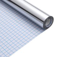 Стикер за мебели, самозалепващ, сребрист, 90x500 см, PET