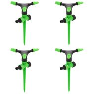 Въртящи се спринклери 4 бр зелено-черни 16x13,5x25,5 см ABS/PP
