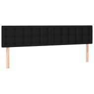 Боксспринг легло с матрак, черно, 160x200 см, плат