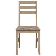 Градински трапезни столове, 8 бр, акация масив