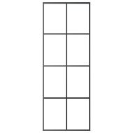 Плъзгаща се врата с обков 76x205 см ESG стъкло и алуминий