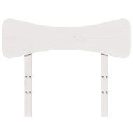 Горна табла, бяла, 90 см, масивно дърво бор