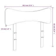 Горна табла, бяла, 90 см, масивно дърво бор