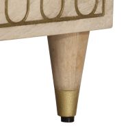 ТВ шкаф, 70x33x46 см, масивно мангово дърво