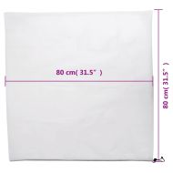 Покривала за растения с шнур, 12 бр, 70 г/м², 0,8x0,8 м