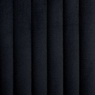 Трапезни столове, 4 бр, черни, кадифе