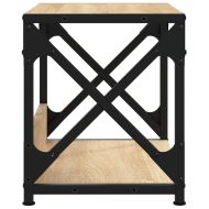 Стойка принтер 2 нива сонома дъб 44x26x31,5 см инженерно дърво