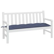 Възглавница за пейка нейви синьо 150x50x7 см Оксфорд плат