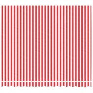 Резервно платнище за тенти, червено-бели ленти, 3х2,5 м