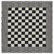 Комплект кърпи от 20 части, черен и бял, памук