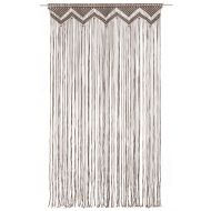 Завеса макраме, таупе, 140x240 см, памук