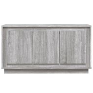 Сайдборд, Сив сонома, 102x35x55 см, инженерно дърво