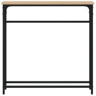 Конзолна маса, дъб сонома, 75x19,5x75 см, инженерно дърво