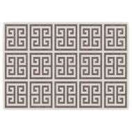 Килим за открито и закрито къс косъм шарен 160x230 см неплъзгащ