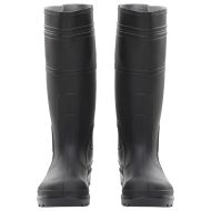 Ботуши за дъжд, черни, размер 40, PVC