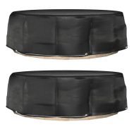 Калъфи за лаундж комплект 2 бр 10 капси Ø236x67 см кръгли