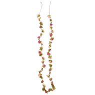 Цветни гирлянди 6 бр роза червено 250 см