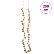 Цветни гирлянди 6 бр роза червено 250 см