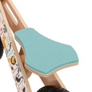 Детско колело за баланс, синьо, с принт