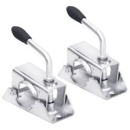 Скоби за опорни колела 2 бр 13,5x6,5x14 см поцинкована стомана