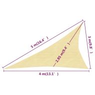 Платно-сенник, 160 г/м², бежово, 3x4x5 м, HDPE