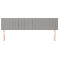 Табла за легло, светло сива, 200x5x78/88 см, плат