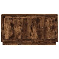 Сайдборд, опушен дъб, 102x35x55 см, инженерно дърво