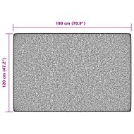 Килим за открито и закрито къс косъм шарен 120x180 см
