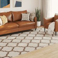 Килим за открито и закрито къс косъм шарен 190x300 см неплъзгащ