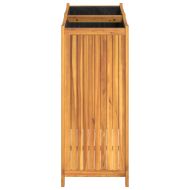 Градинска кашпа с вложка 84x42x100 см масивна акация