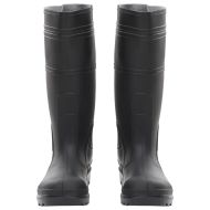 Ботуши за дъжд, черни, размер 39, PVC